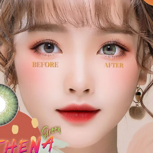 I.Fairy Athena Green Colored Contacts – UNIQSO