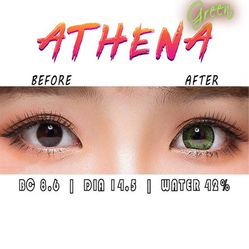 I.Fairy Athena Green Colored Contacts – UNIQSO