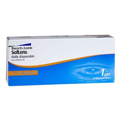 Bausch & Lomb Daily Disposable For Astigmatism (30 lenses/pack)-Clear Contacts-UNIQSO