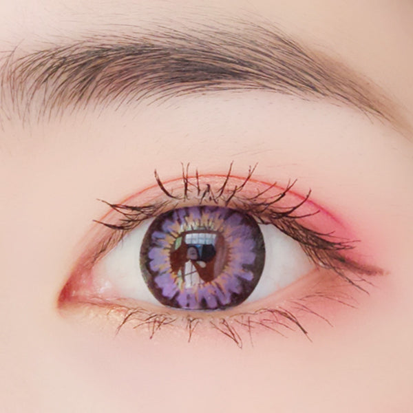 Sweety Chrysanthemum Violet (1 lens/pack)-Colored Contacts-UNIQSO
