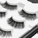 Sexy Sheep Mixed Designs Faux Mink Magnetic Eyelashes Kit Set (3 Pairs)-Magnetic Eyelash-UNIQSO