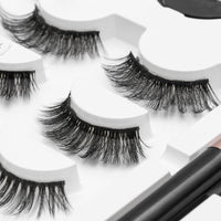 Sexy Sheep Mixed Designs Faux Mink Magnetic Eyelashes Kit Set (3 Pairs)-Magnetic Eyelash-UNIQSO