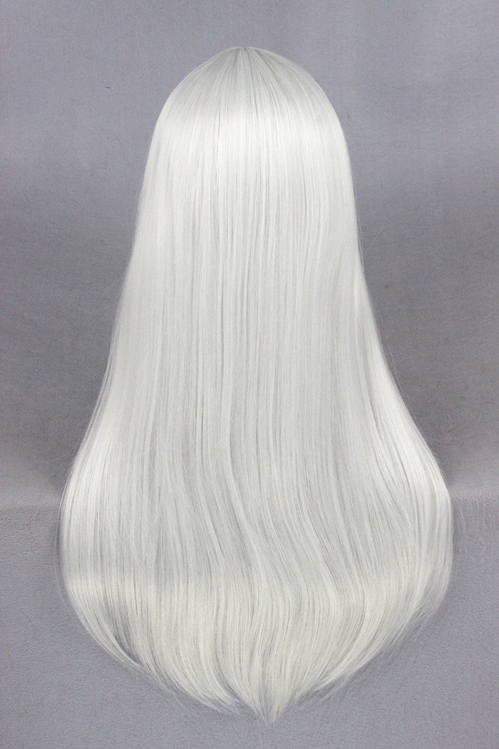 Silver white sales cosplay wig