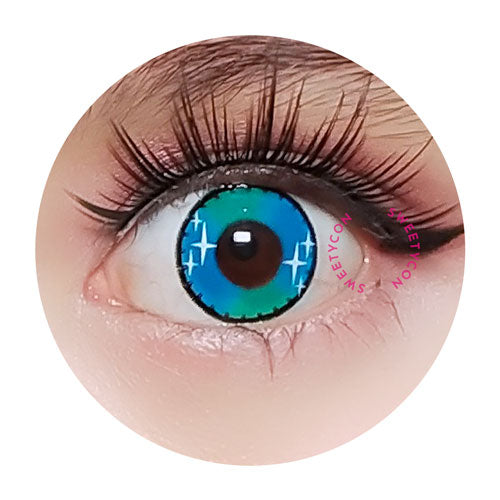 Sweety Colorful Fruit Admiral Blue (1 lens/pack)-Colored Contacts-UNIQSO