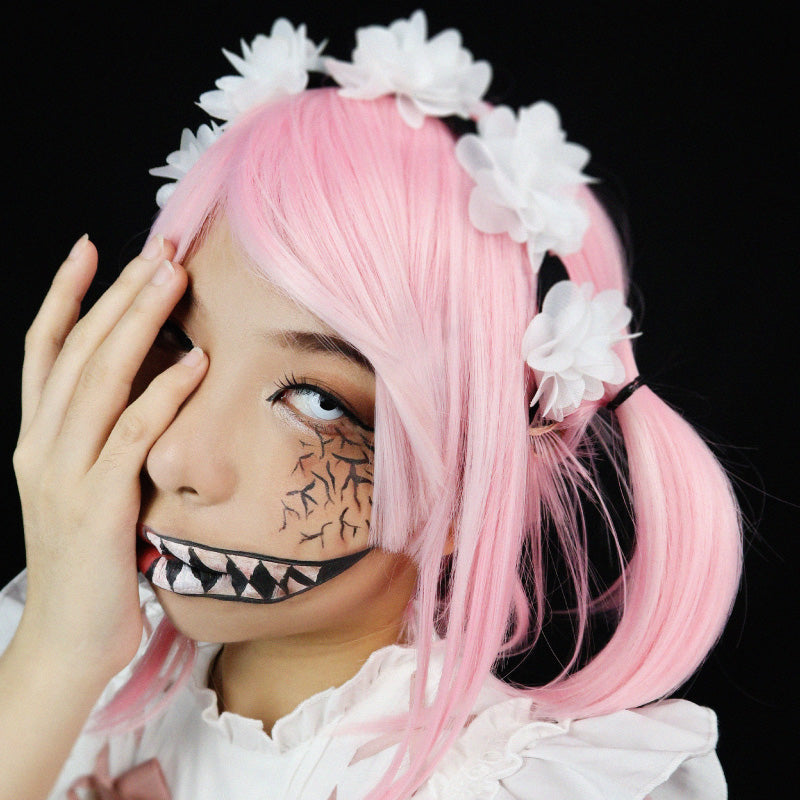 Coscon Crazy with Power - Solid White (1 lens/pack)-Crazy Contacts-UNIQSO