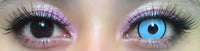 Kazzue Crazy Lens with Power - Gothic White (1 lens/pack)-Crazy Contacts-UNIQSO
