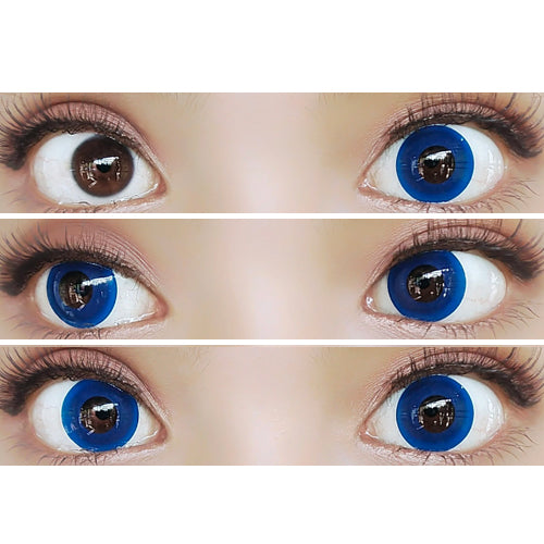 Sweety Crazy Pure Dark Blue (1 lens/pack)-Crazy Contacts-UNIQSO