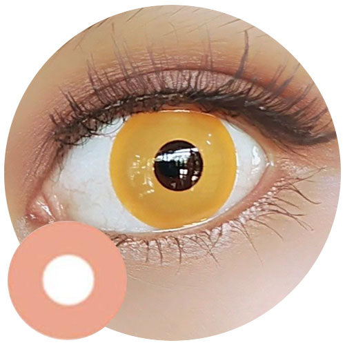Sweety Crazy Pure Orange Halloween Contacts – UNIQSO
