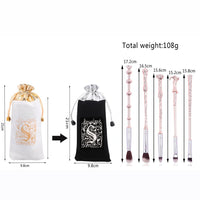 Harry Potter Hermione Dumbledore Magic Wand Makeup Brush Tool Set-Makeup Brushes-UNIQSO