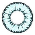 Western Eyes Nudy Blue (1 lens/pack)-Colored Contacts-UNIQSO