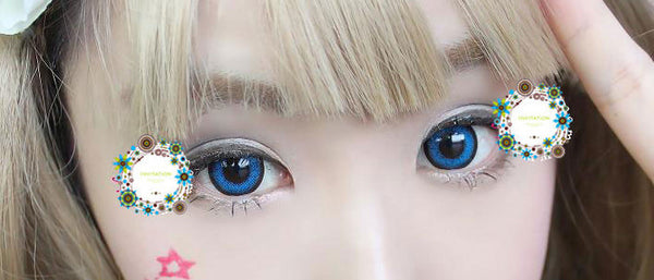 ICK Adora Blue (1 lens/pack)-Colored Contacts-UNIQSO