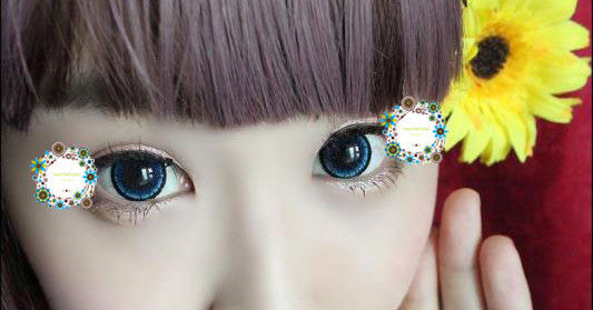 ICK Animate Blue (1 lens/pack)-Colored Contacts-UNIQSO