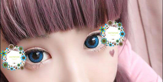 ICK Garnet Blue (1 lens/pack)-Colored Contacts-UNIQSO