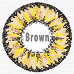 ICK Gaudy Brown (1 lens/pack)-Colored Contacts-UNIQSO