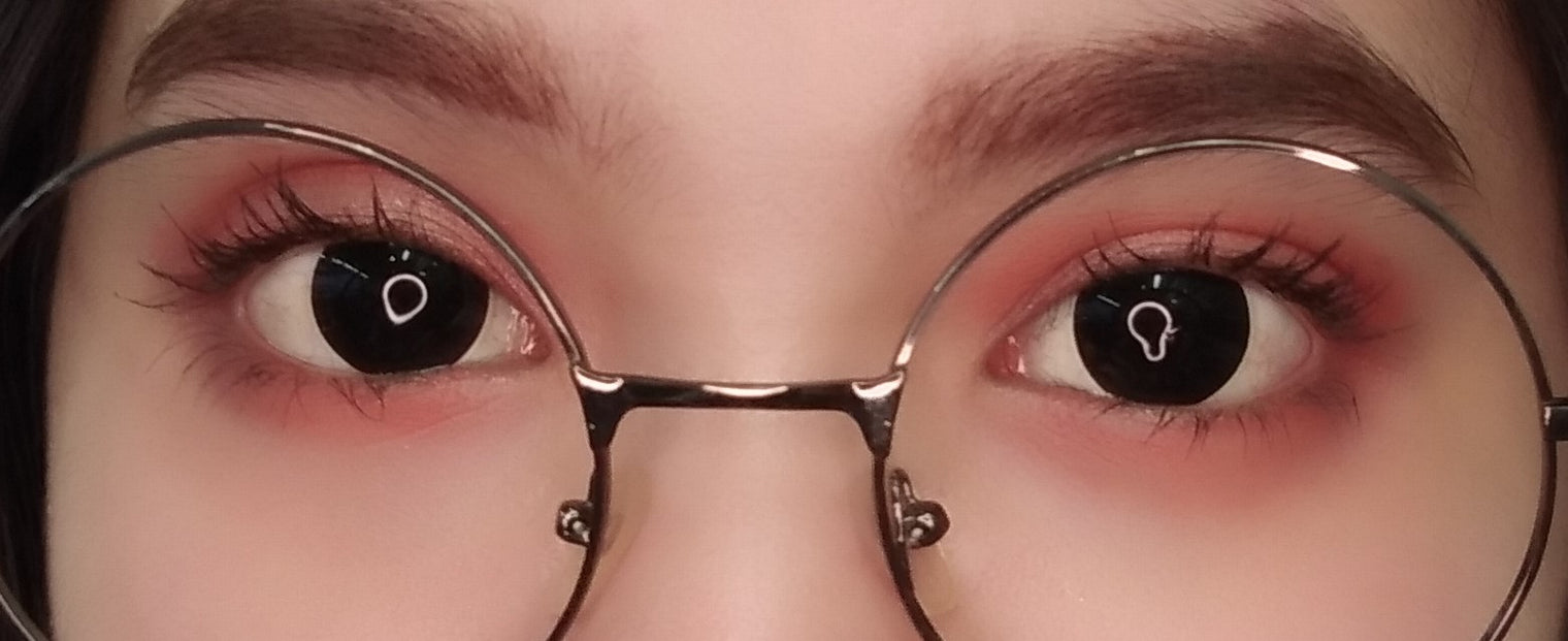 Sweety Crazy Blind Black (1 lens/pack)-Crazy Contacts-UNIQSO
