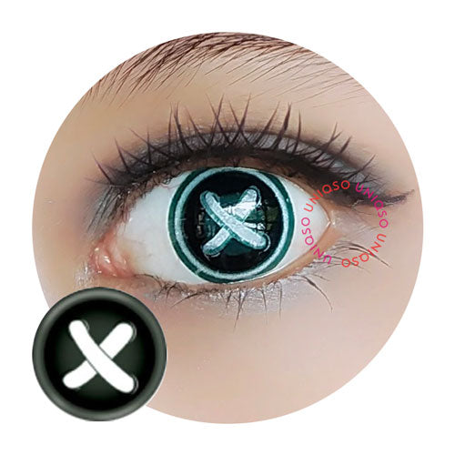 Sweety Crazy Button Eye - Caroline Other Mother (1 lens/pack)-Crazy Contacts-UNIQSO