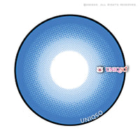 Kazzue Intense Pop Blue (1 lens/pack)-Colored Contacts-UNIQSO