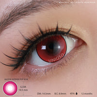 Kazzue Intense Pop Rose colored contacts