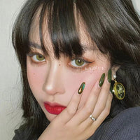Kazzue Jewel Olive colored contacts