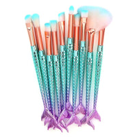 Mermaid Makeup Brushes-Makeup Brushes-UNIQSO