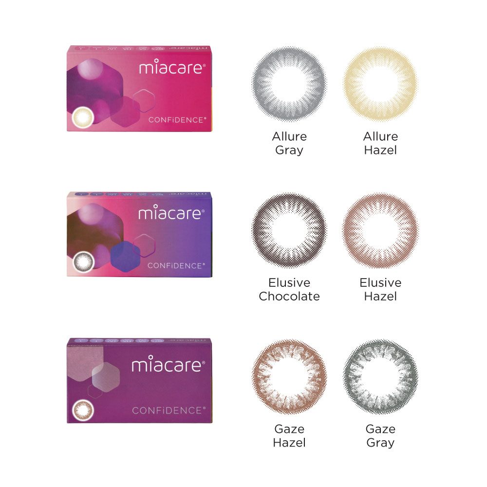 アイケア myrmr MiaCare Monthly Confidence Chic Color - Silicone Hydrogel Contacts