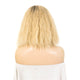 Premium Wig - Rooted Honey Blonde in Medium Curl Lace Front Wig-Lace Front Wig-UNIQSO