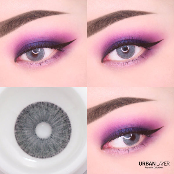 Urban Layer New York Grey - NEW (1 lens/pack)-Colored Contacts-UNIQSO