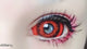 Phantasee Red Black Sclera Contacts Carnage (2 lenses/pack)-Sclera Contacts-UNIQSO
