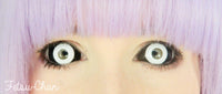 Phantasee White Black Sclera Contacts Medusa (2 lenses/pack)-Sclera Contacts-UNIQSO