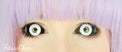 Phantasee White Black Sclera Contacts Medusa (2 lenses/pack)-Sclera Contacts-UNIQSO