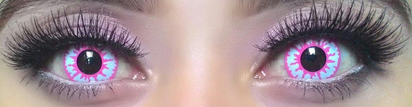 Sweety Crazy Pink Demon (1 lens/pack)-Crazy Contacts-UNIQSO