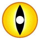 Sweety Sclera Contacts Sauron Yellow (1 lens/pack)-Sclera Contacts-UNIQSO