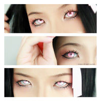 Sweety Anime Cloud Rim Pink (1 lens/pack)-Colored Contacts-UNIQSO