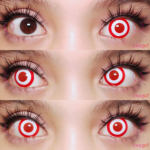 OrangeSunshine BULLSEYE OF BEING 希少 Sweety Crazy Bullseye Halloween Contacts – UNIQSO