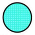 Sweety Crazy Cyan Mesh / Blue Screen with Black Rim (1 lens/pack)-Crazy Contacts-UNIQSO