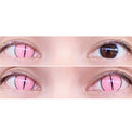 Sweety Crazy Light Pink Demon Eye / Cat Eye (1 lens/pack)-Colored Contacts-UNIQSO