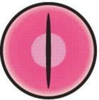 Sweety Crazy Light Pink Demon Eye / Cat Eye (1 lens/pack)-Colored Contacts-UNIQSO