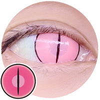 Sweety Crazy Light Pink Demon Eye / Cat Eye (1 lens/pack)-Colored Contacts-UNIQSO