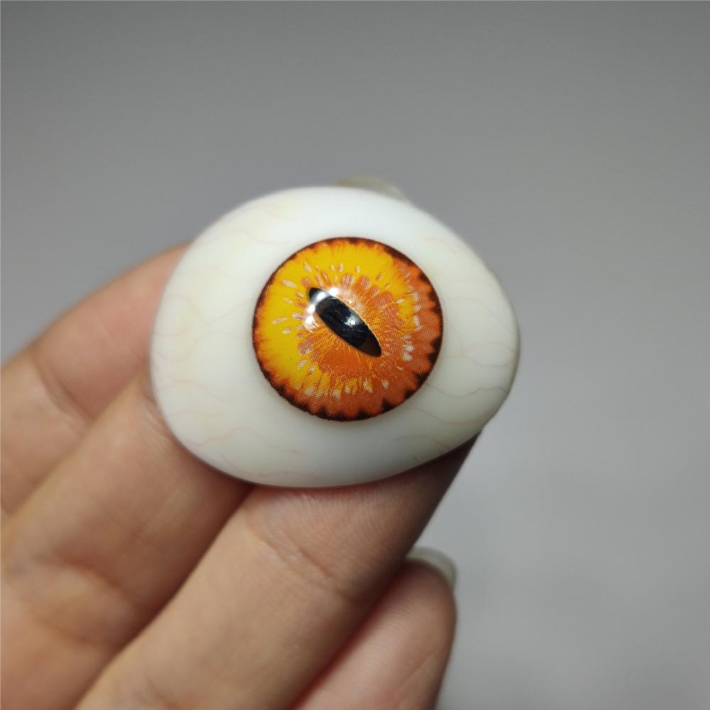 Orange Yellow Cat Eye Contacts For Cosplay & Halloween – UNIQSO