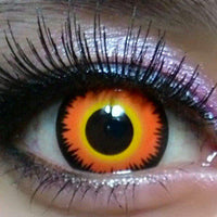Sweety Crazy Orange Werewolf (1 lens/pack)-Crazy Contacts-UNIQSO