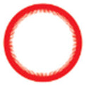 Sweety Crazy Saw White (1 lens/pack)-Crazy Contacts-UNIQSO