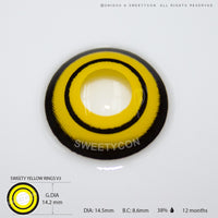 Sweety Crazy Yellow Rings V3 (1 lens/pack)-Crazy Contacts-UNIQSO