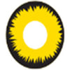 Sweety Crazy Yellow Werewolf (1 lens/pack)-Crazy Contacts-UNIQSO