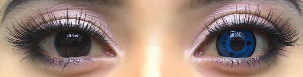 Sweety Blue Sharingan (1 lens/pack)-Colored Contacts-UNIQSO