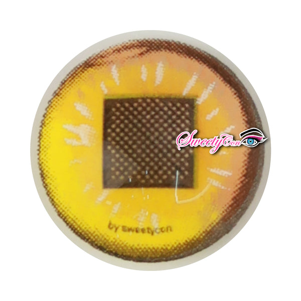 Sweety Anime Diamond Yellow (1 lens/pack)-Colored Contacts-UNIQSO
