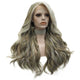 Premium Wig - Long Tinsel Grey Ombre Lace Front Wig-Lace Front Wig-UNIQSO