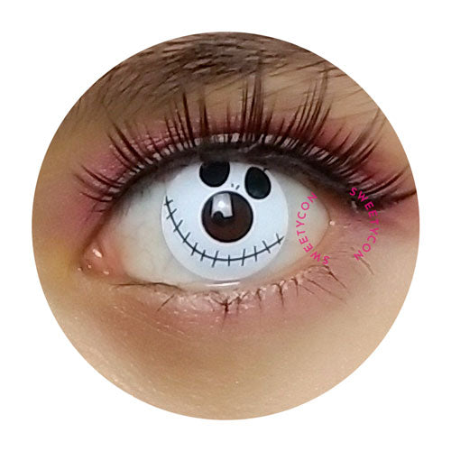 Sweety Crazy White Face (1 lens/pack)-Crazy Contacts-UNIQSO