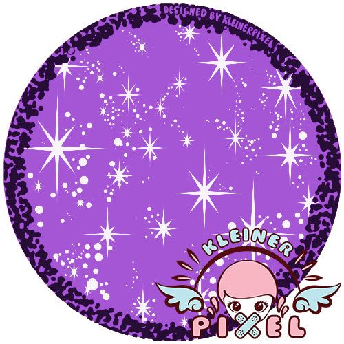 Anime Sparkle Violet by KleinerPixel (1 lens/pack)-Colored Contacts-UNIQSO