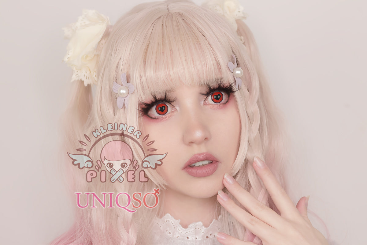 Anime Yandere Red by KleinerPixel Colored Contacts – UNIQSO