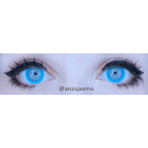 Barbie Puffy Blue Colored Contact Lens: Cute 3-Tone Color Eye Contacts –  UNIQSO